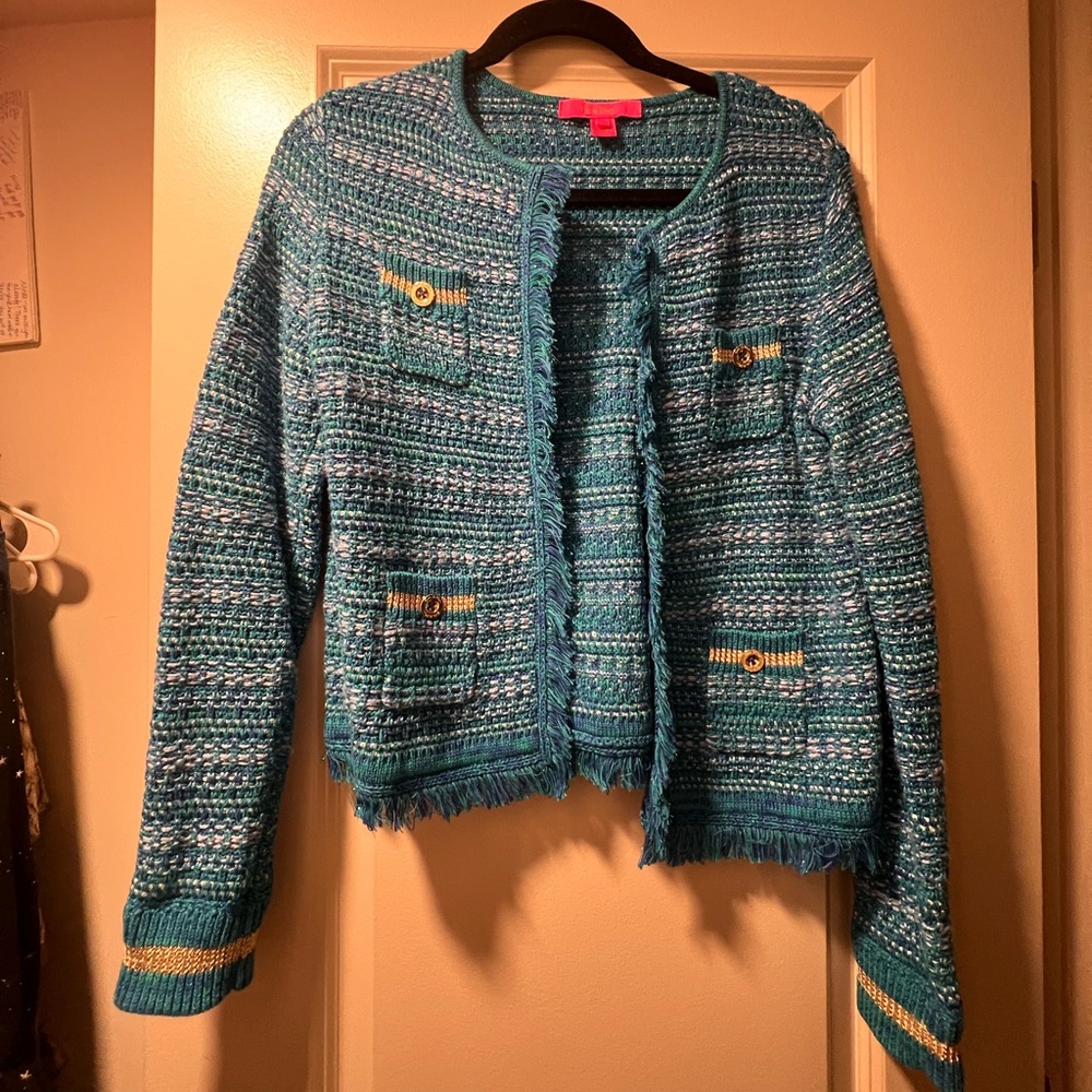 Lilly Pulitzer Beckington Lady Jacket Cardigan